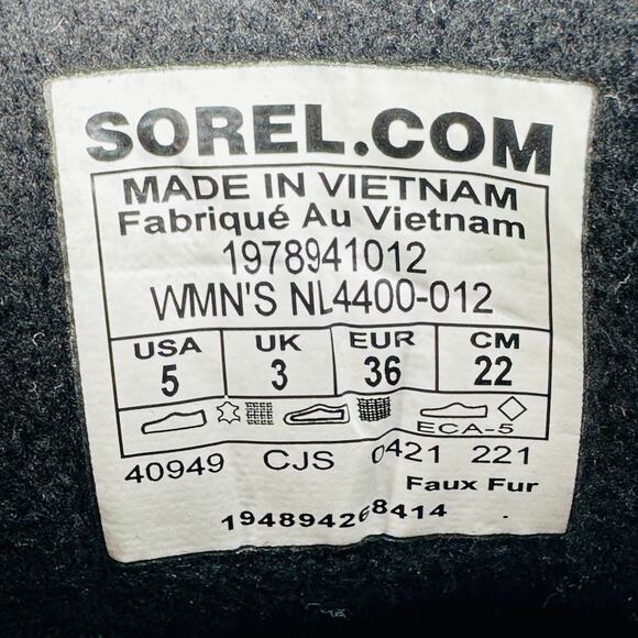 Sorel Women's Kinetic RNEGD Conquest WP Boots Black/Red NL4400-012 Size 5 - Picture 11 of 11